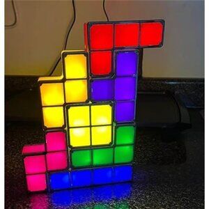 NEW Night Light for Kids, Stackable LED 7 Colors 3D Puzzles Lamp ( Like Tetris